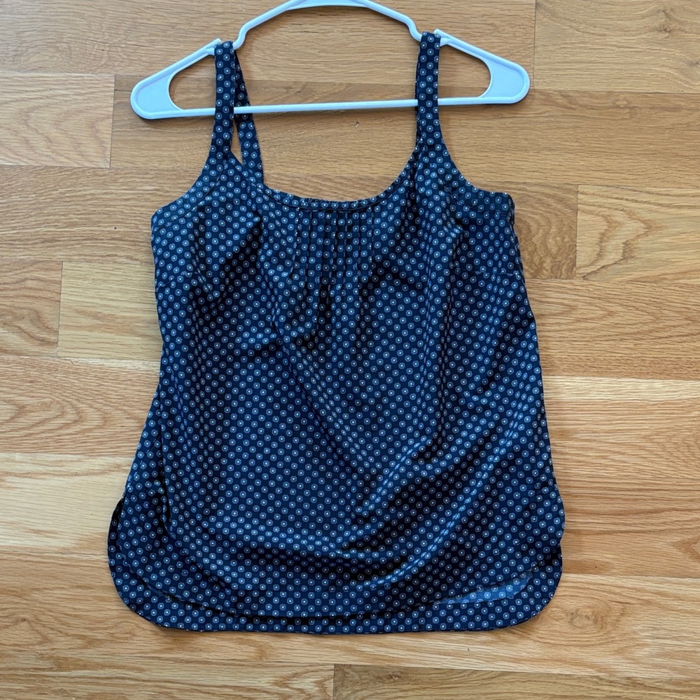 Lands' End Women's Navy Geometric Camisole